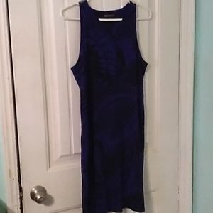Athleta dress Size L Purple & Black